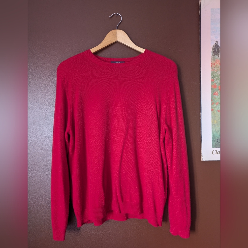 Lands End Cashmere Crewneck Sweater